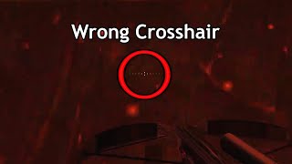 Not Just Source: Half-Life is Broken Too. Exhibit S - Wrong Crosshair