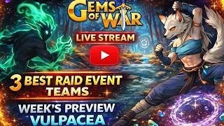 Devs REALLY SCREW UP + 2 Raid Teams Weeks Preview Vulpacea GUILD WARS | Gems of War Live 03/23/2026