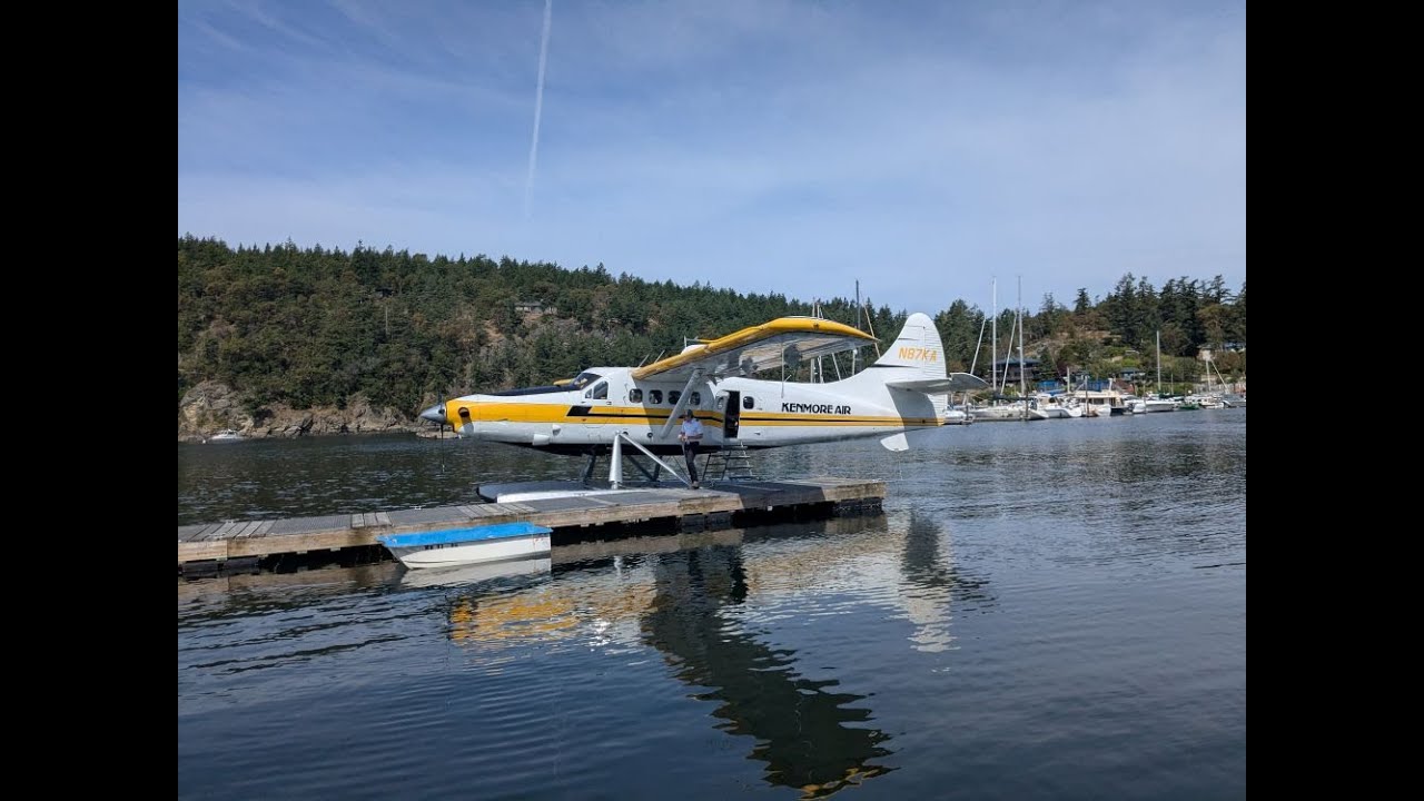 Kenmore Air Seaplane Lake Union to the San Juan Islands