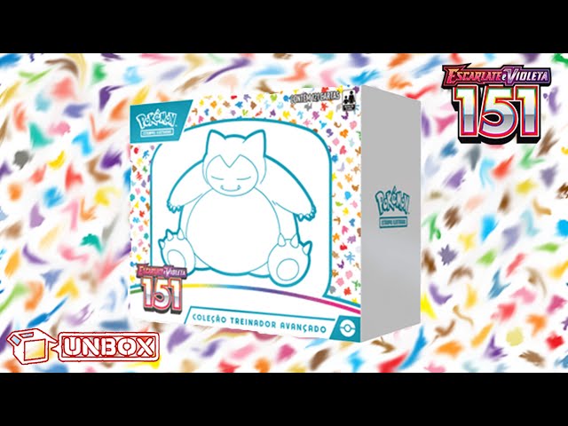 UNBOXING POKÉMON ELITE TRAINER BOX DO SNORLAX 151 COM KAREN