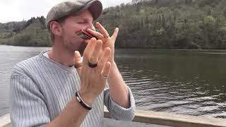 Video thumbnail of "Down By The Riverside - Harmonica (D)"