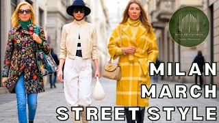 ITALIAN MARCH STREET STYLE 2026: Milan Fashion Trends | Quiet Luxury and Timeless Elegance