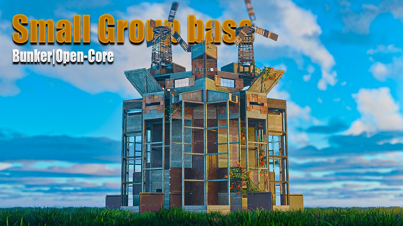 Rust PERFECT Small Group Base Design - OPENCORE, BUNKER, WIDE-GAPS ...
