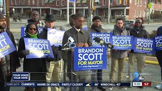 Brandon Scott lays out public safety plan, wants to address violence as public health issue