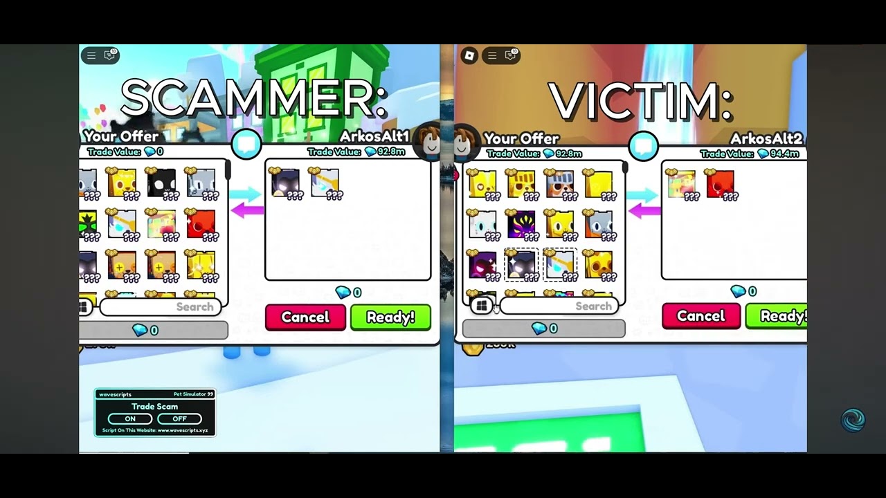 NEW Pet sim 99 trade scam script NOT PATCHED YET