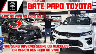 BATE PAPO TOYOTA - Dúvidas Sobre seu TOYOTA? Respondemos AO VIVO! 📺🎥🤔