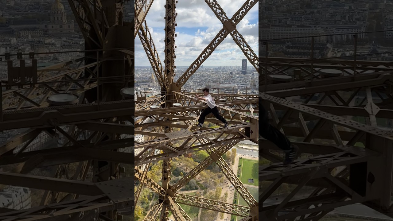 Un salto sur la Tour Eiffel .. le documentaire est disponible sur ma chaîne :)