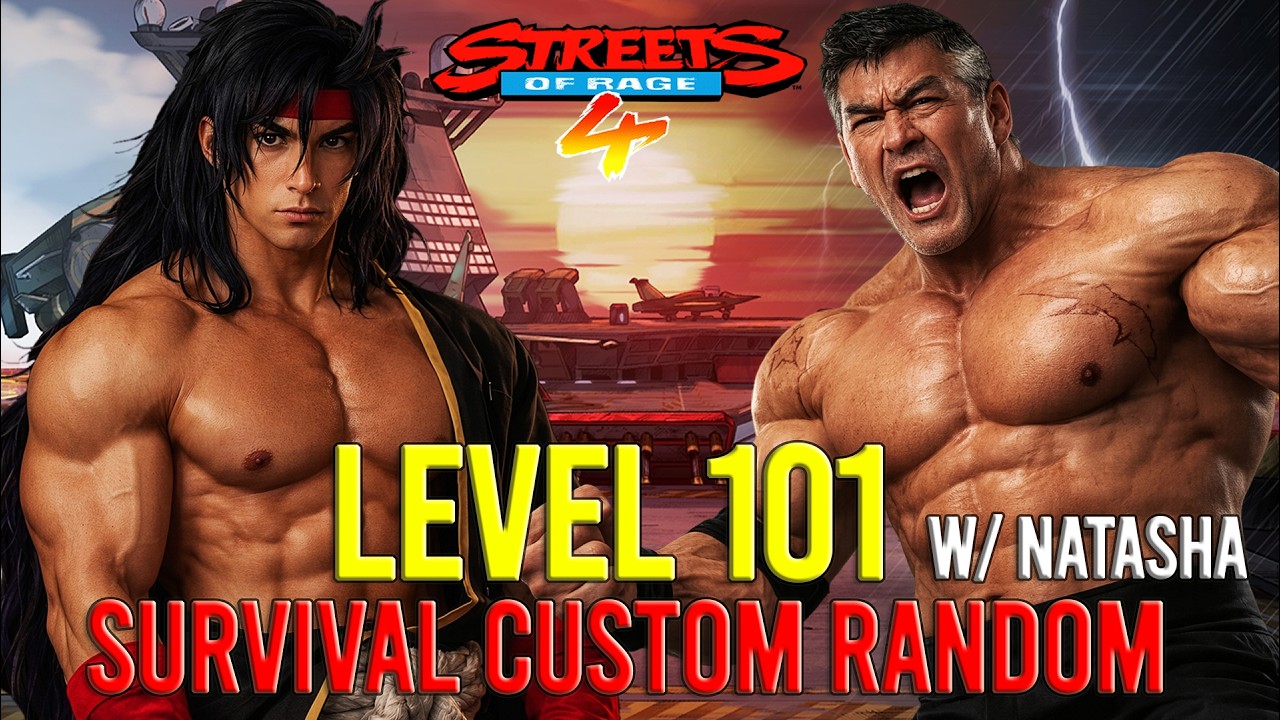 Streets Of Rage 4 - Survival Custom Random w/ ‪@NatashaArias762