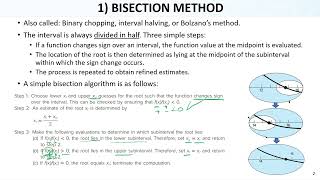 Numerical Methods Lec14 Ch05 Roots of Equations3 Bracketing Method1 Bisection Method