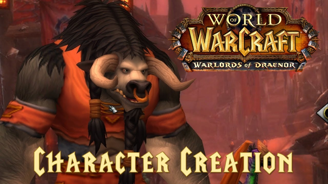 Warlords of Draenor - Character Creation (New Models!)