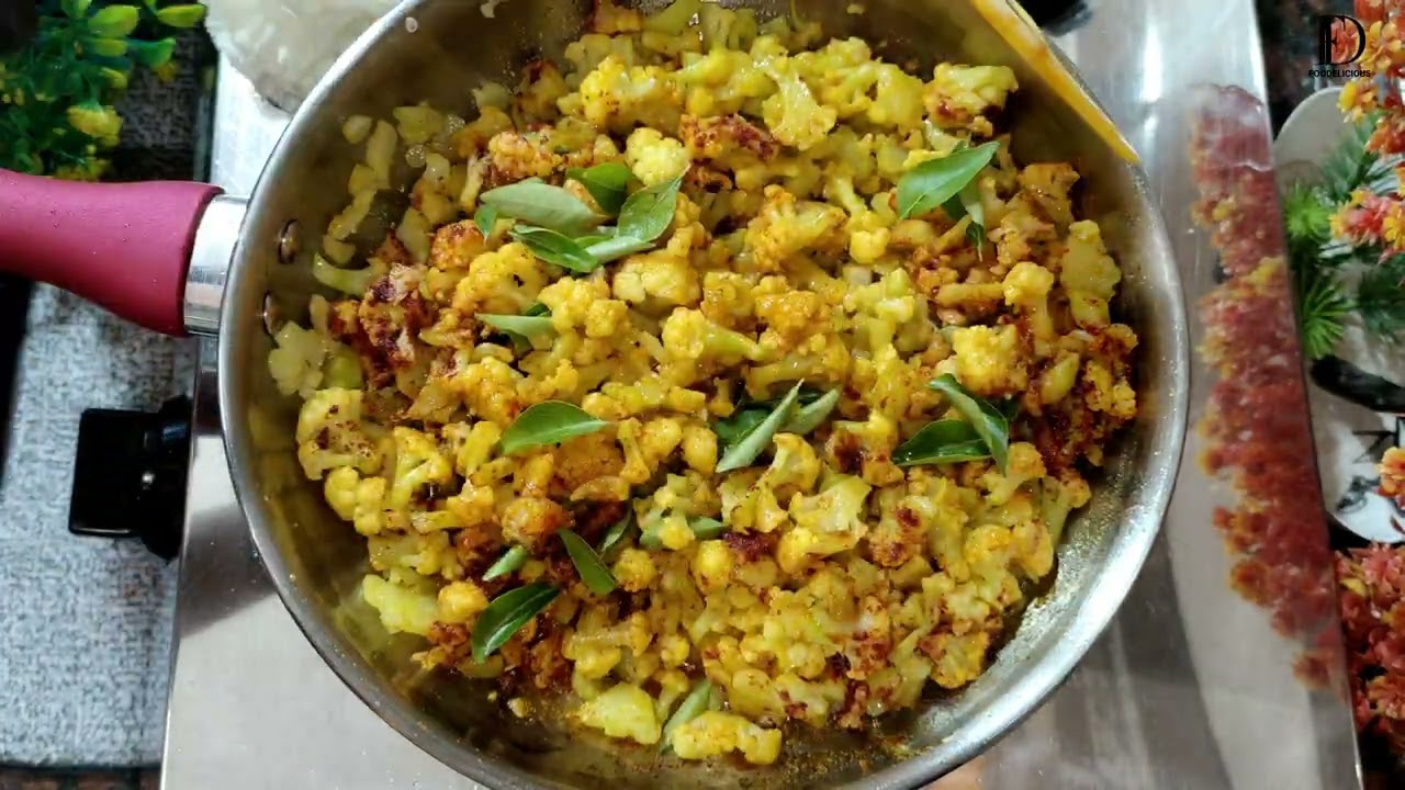Phool Gobi Fry | Spicy Cauliflower Fry Dry Recipe