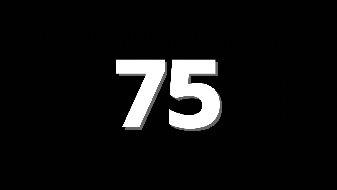75 Second Countdown Timer With Sound Effect - YouTube