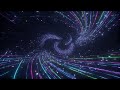 Swirling Neon Energy Stream 4K - Free No Copyright Futuristic Vortex Loop
