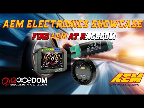 AEM Electronics Product Showcase | Find AEM Products at Racedom @AEMpowerTVelectronics ​ - video from Racedom