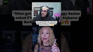 “N3on got NERVOUS after Iggy Azalea asked if he hangs out with Alabama Barker off camera.” 😳🔥 #n3on