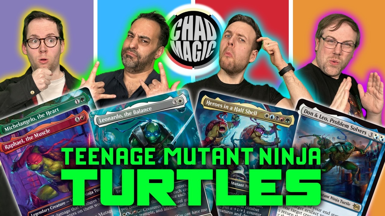 The TMNT Precon is BUSTED! | Leonardo/April v Michelangelo/Raphael v Heroes Half Shell  v Don & Leo