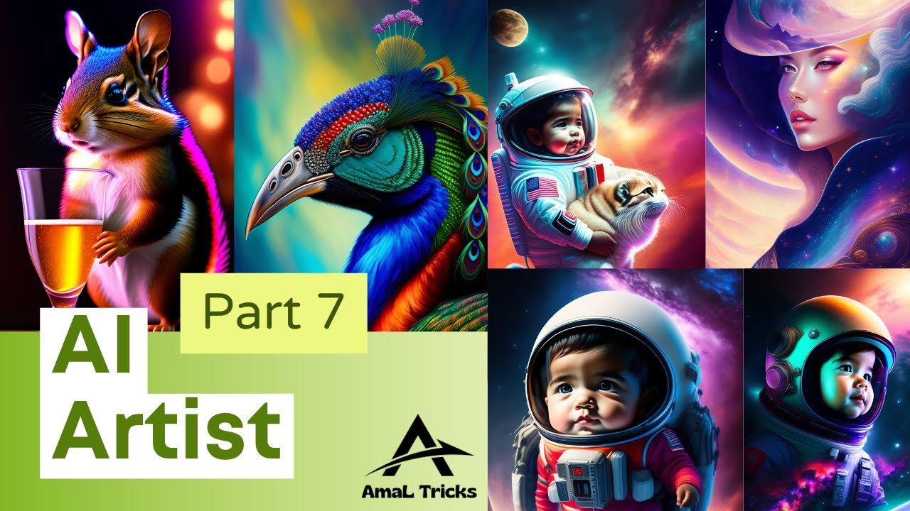 Art with Ai (Artificial Intelligence) Part 7 | amaL Tricks