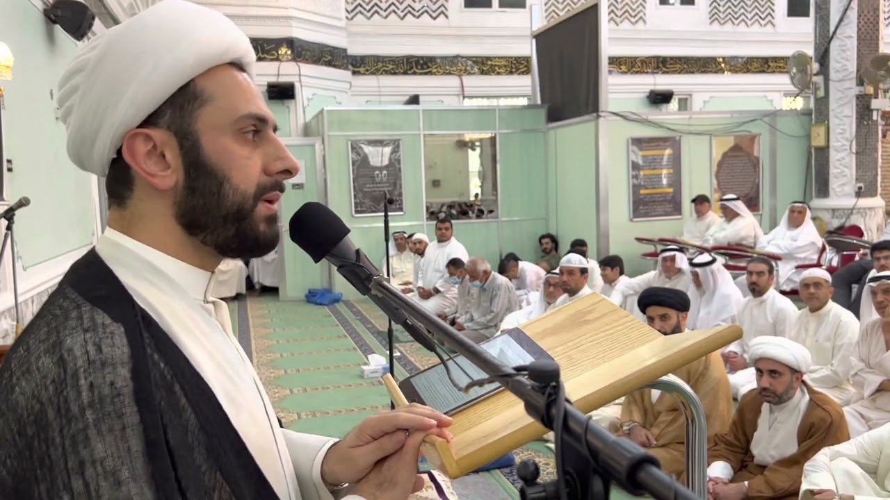 صلاة عيد الفطر المبارك مسجد الامام الحسين عليه السلام الكويت 2022