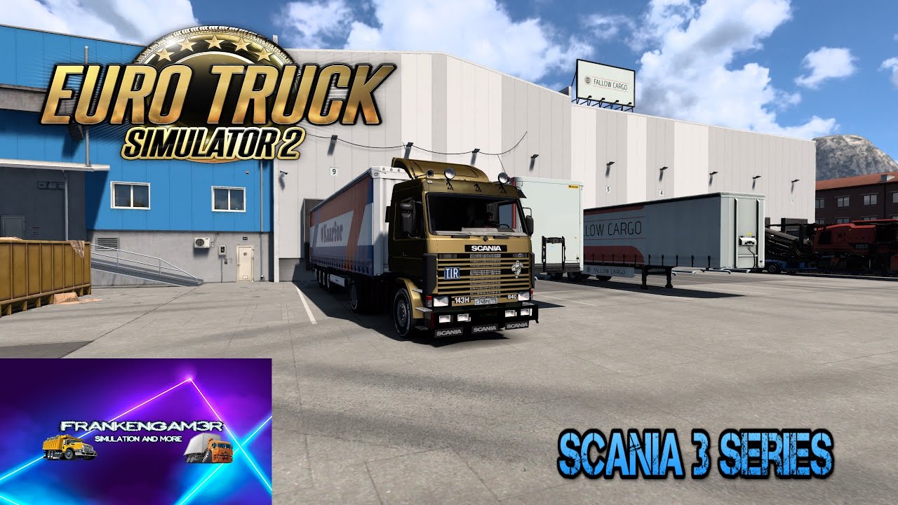 ETS 2 - Modtest -Scania 3 Series v1.50 EuRoadMap RUS Map