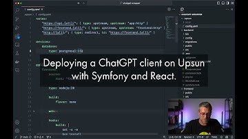 Upsun - Deploying a ChatGPT client with Symfony and React