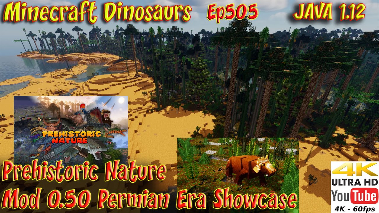 Prehistoric Nature Mod 0.50 Permian Era Portal Amazing Biomes