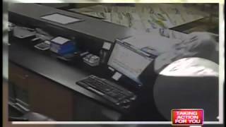 Security footage shows armed robbery of Howard Johnson hotel