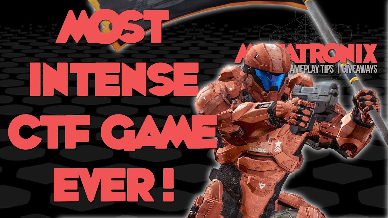 MOST INTENSE CTF GAME EVER! (Halo 4 Capture the Flag Gameplay ...