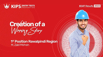 ECAT Results 2022 - M. Zaid Mohsin | Engineering Entry Test Preparation Sessions