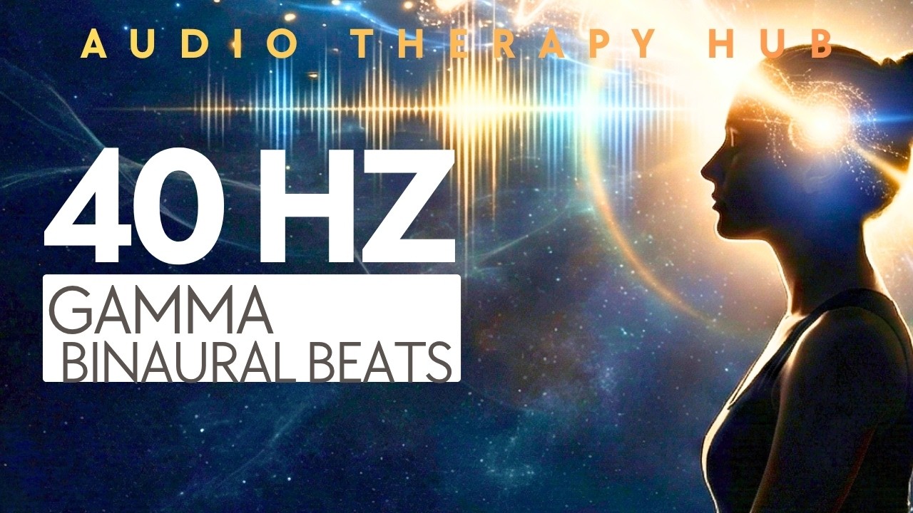 Ultra Deep Concentration | 40 Hz Gamma Waves Binaural Beats | ADHD Focus & Hyperfocus | 1 Hour
