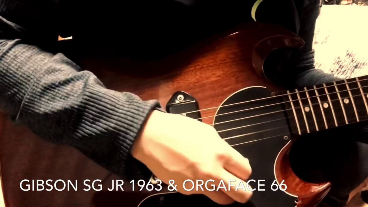1963年製Gibson SG Junior（Vintage）でファズ サウンドチェック