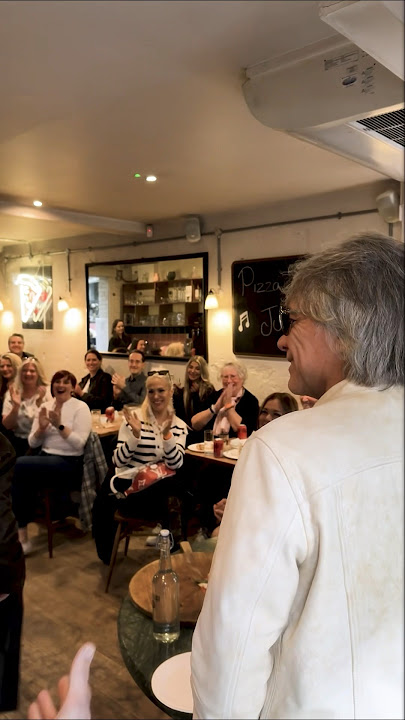 Surprising fans at a ‘Forever’ album listening pizza party in London!