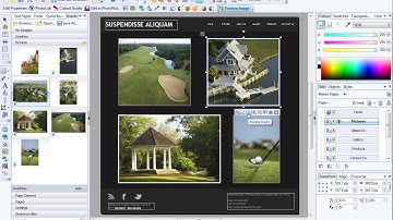 Serif WebPlus X7/X8 Tutorial - Pictures 2: Positioning