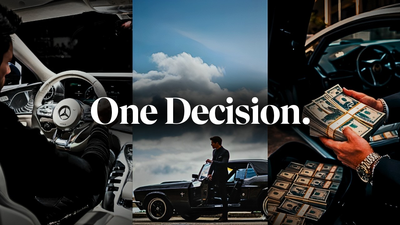 YOU ARE JUST ONE DECISION AWAY