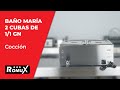 Vídeo: Baño María Industrial 2 Cubas de 1/1 GN Sobremesa con Grifo ®Romux