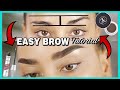 UNEVEN EYEBROW TUTORIAL STEP BY STEP | Sahony Bourdier