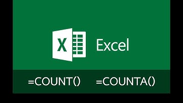 การใช้งานสูตร =COUNT() และ =COUNTA() ในโปรแกรม Excel