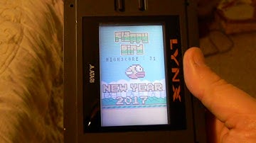 Flappy Bird Lynx Unboxing and gameplay