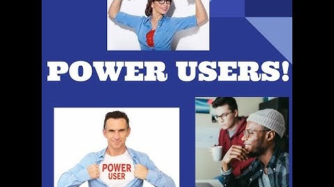 POWER USER 1- COMPUTER TRICKS