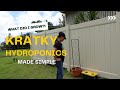 How To Set Up A Kratky Hydroponics System To Grow Vegetables