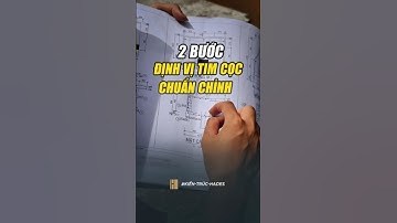 2 Bước định vị tim cọc chuẩn chỉnh #thicongtrongoi #thietkenhadep #HadesArchitecture