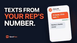 Pipedrive SMS Automation — Texts From Your Reps' Real Numbers | SendFlow screenshot 4