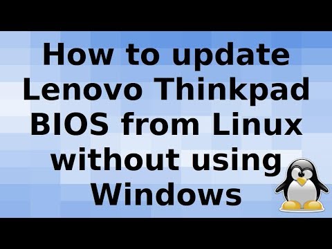 Updating the Lenovo Thinkpad BIOS in Linux and Ubuntu Environments