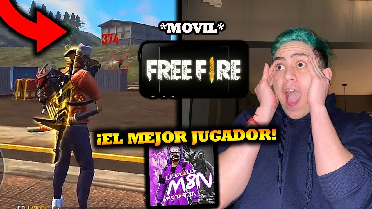 ESTE ES EL MEJOR JUGADOR EN MÓVIL DE FREE FIRE *M8N* ¡THE BEST! l Jeanki -  YouTube