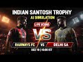 🔴 Railways FC vs Delhi SA | AI Simulation | Live Score | FútbolStream360