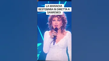 la Mannoia bestemmia in diretta a Sanremo!