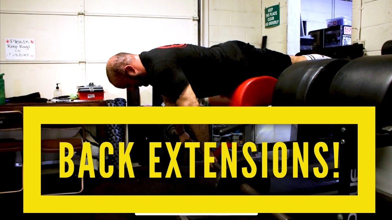 Back Extension Exercise To Grow your Deadlift! YouTube