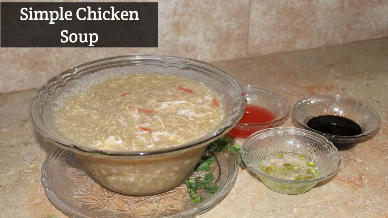 Simple Chicken Soup / Sada Soup/Winter Special/By My Khala - YouTube