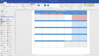 Calendar in Visio Calendar in Visio