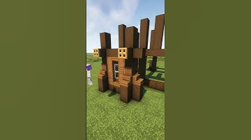 Building Minecraft house (1) • Minecraft ideas #shorts #minecraft #building #timelapse