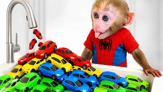 Singe BonBon découvre des monster trucks dans le magic faucet et se transforme en superheroes